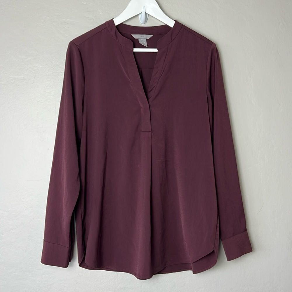 H&M Maroon Blouse